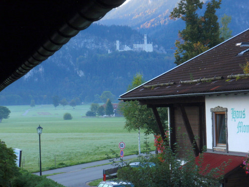 Neuschwanstein viewed from back porch.